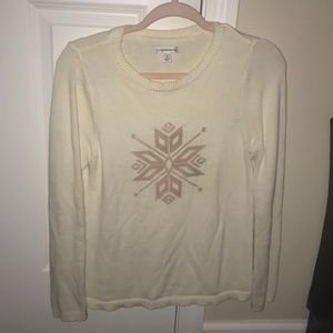 Creme cold sweater